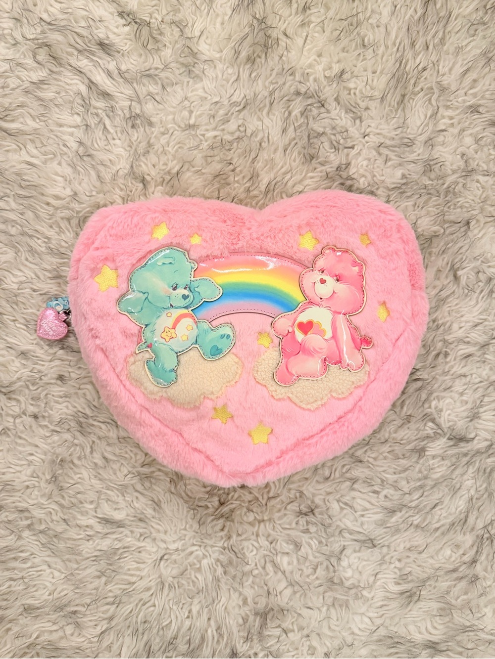 Care Bears Heart Hoodie Backpack - Pink